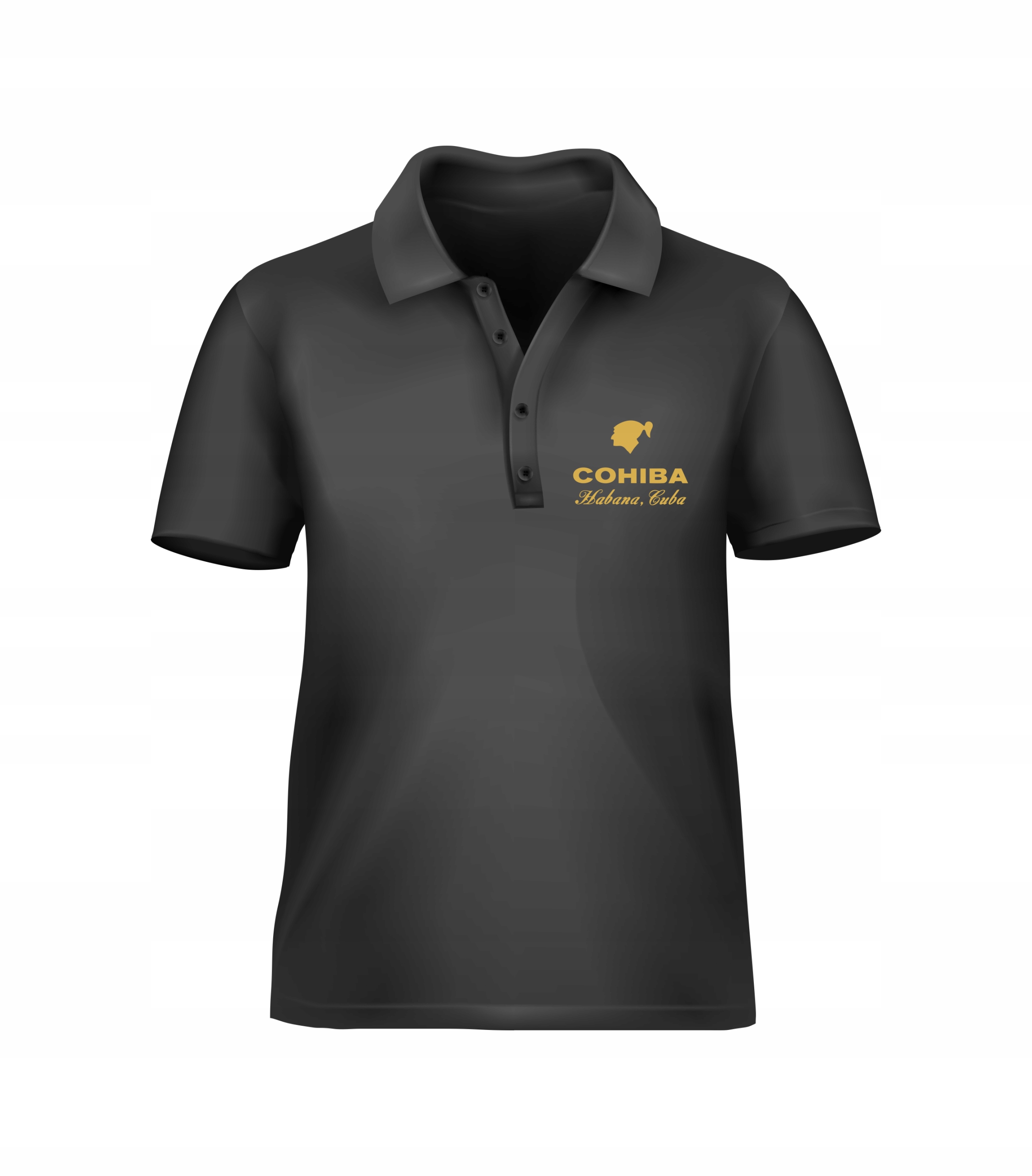 

Koszulka Polo Cohiba Cuba Bawełna Czarna XXL