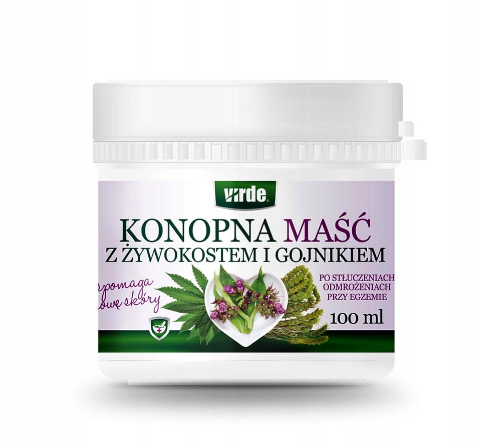 

Konopna maść z żywokostem i gojnikiem 100 ml Virde