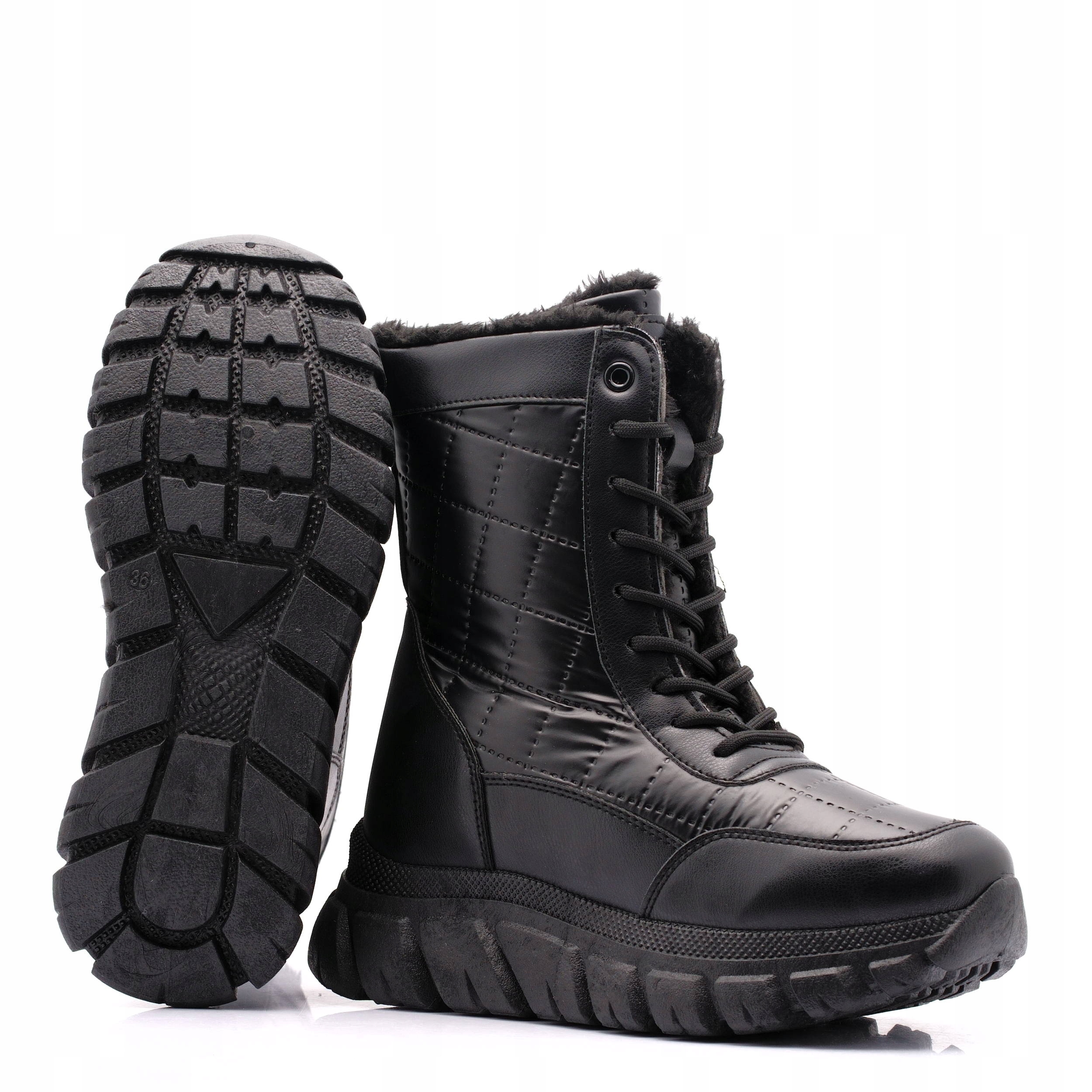 VINCEZA ŚNIEGOWCE DAMSKIE OCIEPLANE BUTY ZIMOWE 39 Zapięcie inne