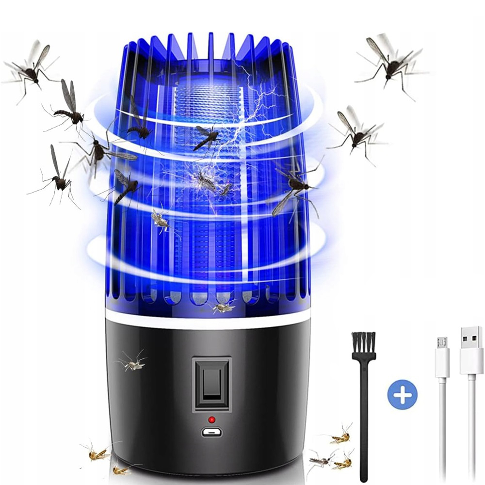Elektryczna Łapka Na Muchy Packa Na Owady Komary Rażąca Prądem Owadobójcza