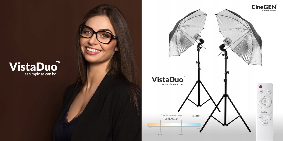 2x lampa parasol srebrny 110cm 170W LED z pilotem EAN (GTIN) 5907564615358