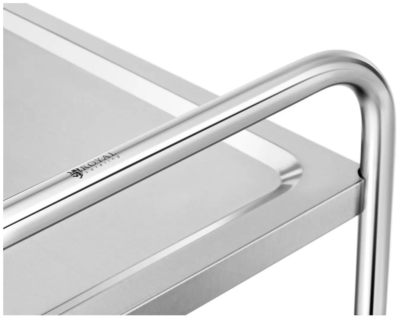 Wózek kelnerski 3 półki nośność 150 kg Royal Catering RCSW-3SQ2 10011223