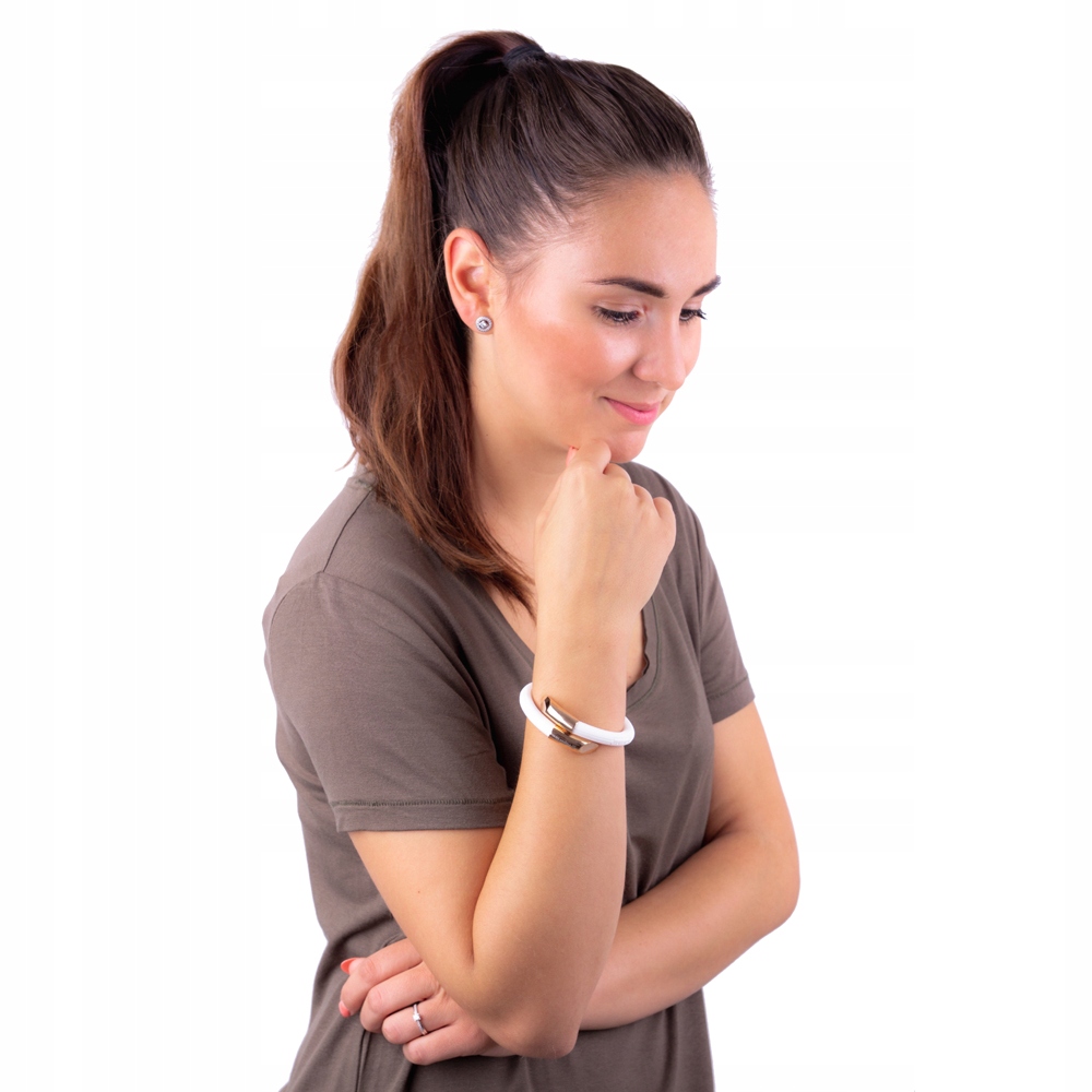 BRANSOLETKA MAGNETYCZNA inSPORTline STYLOWA Srebro Model Livis