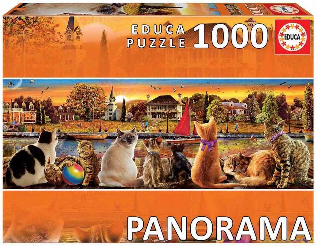 Cats on the Quay - Puzzle 1000