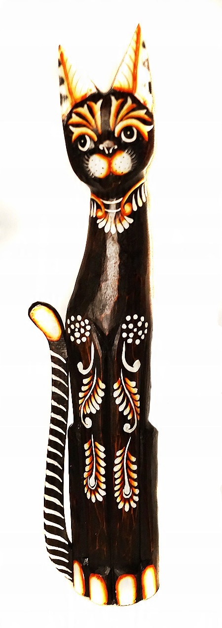 

Kot Kotek Drewniana Figurka 80CM Indonezja
