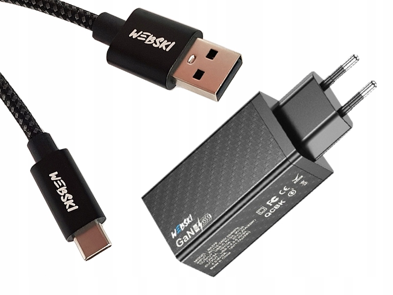 

Mocna Sieciowa Ładowarka do Smartfona Tableta 65W