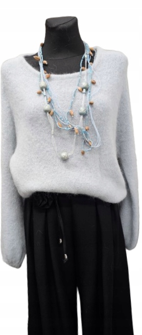 Svetr S Baby Alpakou Alpaka Blend – Máta – Premium Italia