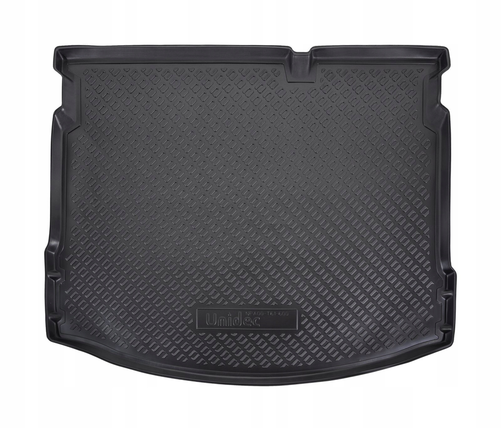 NISSAN QASHQAI J10 резиновый коврик для багажника