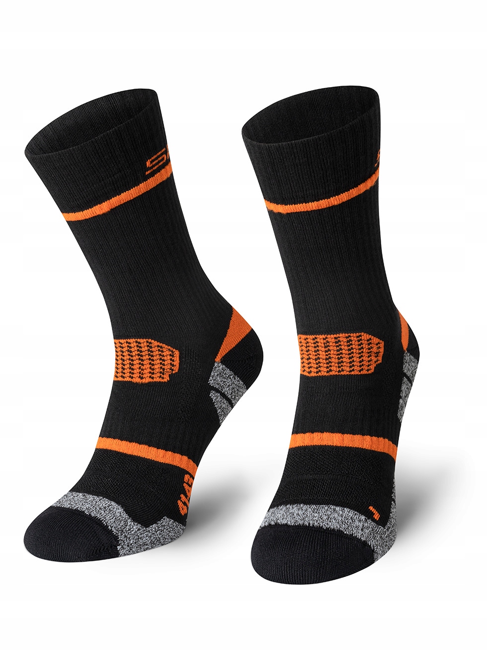 Spaio Skarpety Trekkingowe Alpha czarno pomarańczowe 38-40