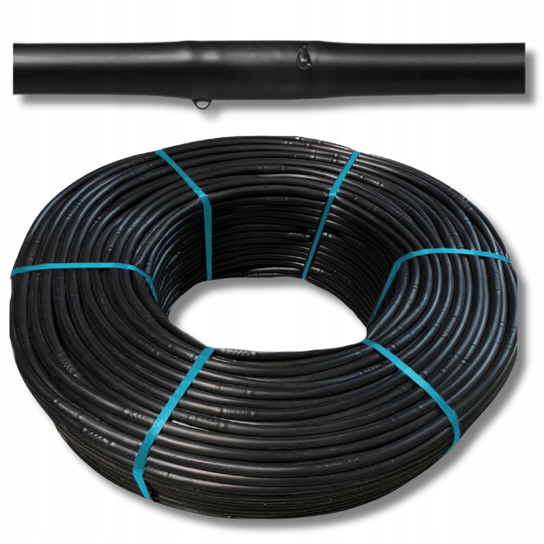 Linia Kroplująca Nawadnianie Kropelkowe Wąż Pocący Kropelkowy 100M