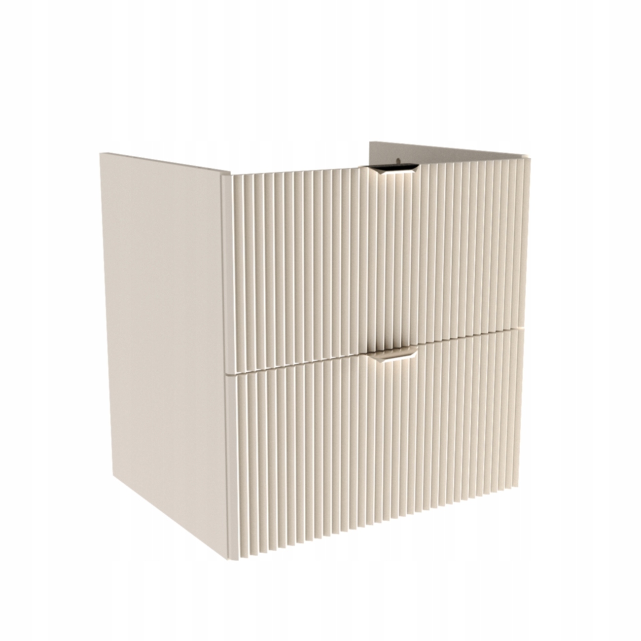 Skříňka pod umyvadlo 60 cm 2 zásuvky Kašmír bez desky Willy