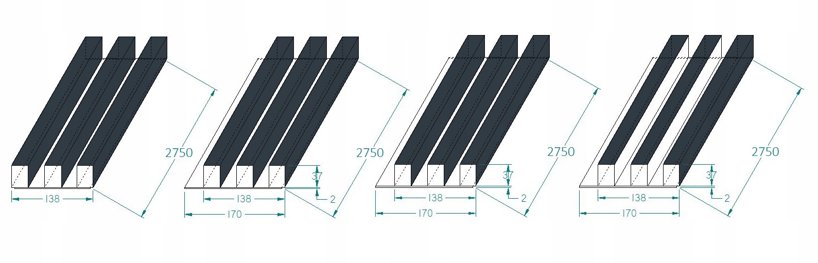 PANELE DEKORACYJNE NA PŁYCIE ZŁOTE STRUKT 12st Grubość 37 mm