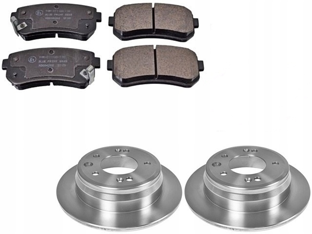 Kotouče brzdové destičky zadní Hyundai Tucson 3 III Kia Sportage 4 IV -epb