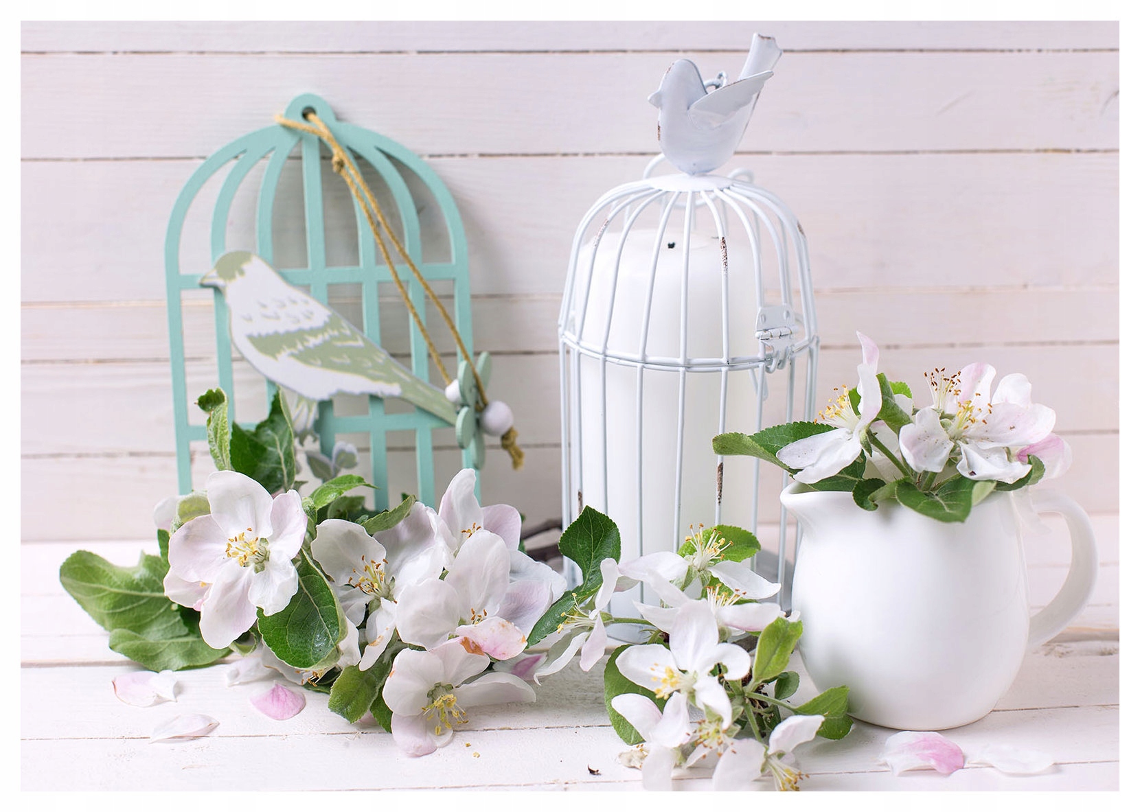 Fototapeta Kvitnúca jabloň Provence jarná výzdoba 312x219 lepidlo