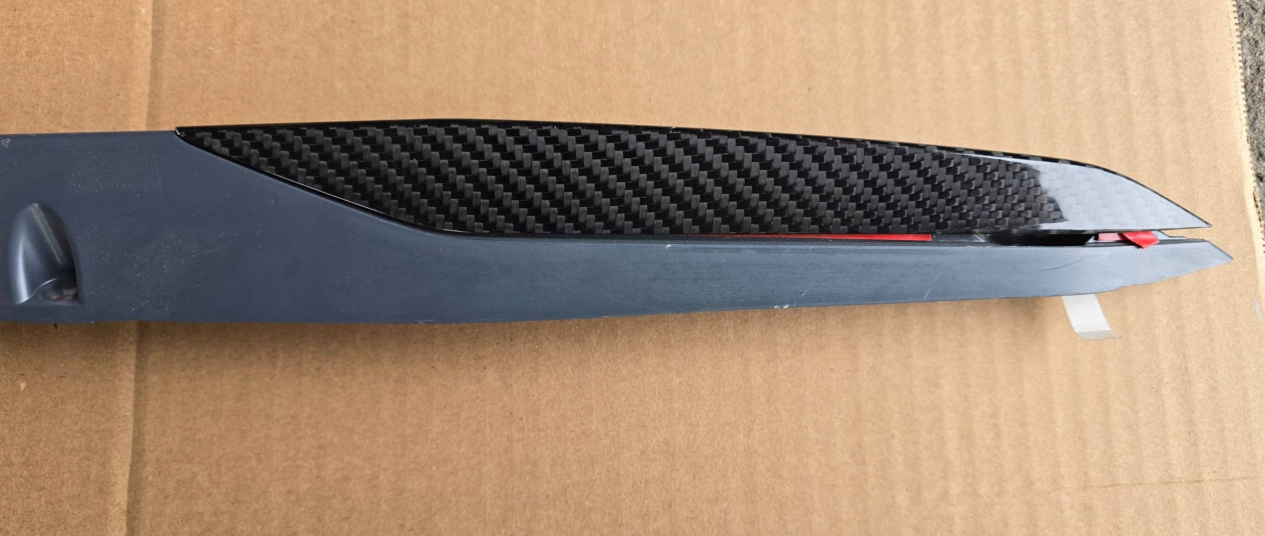 Seat Leon III Cupra R (5F) left moulding threshold carbon