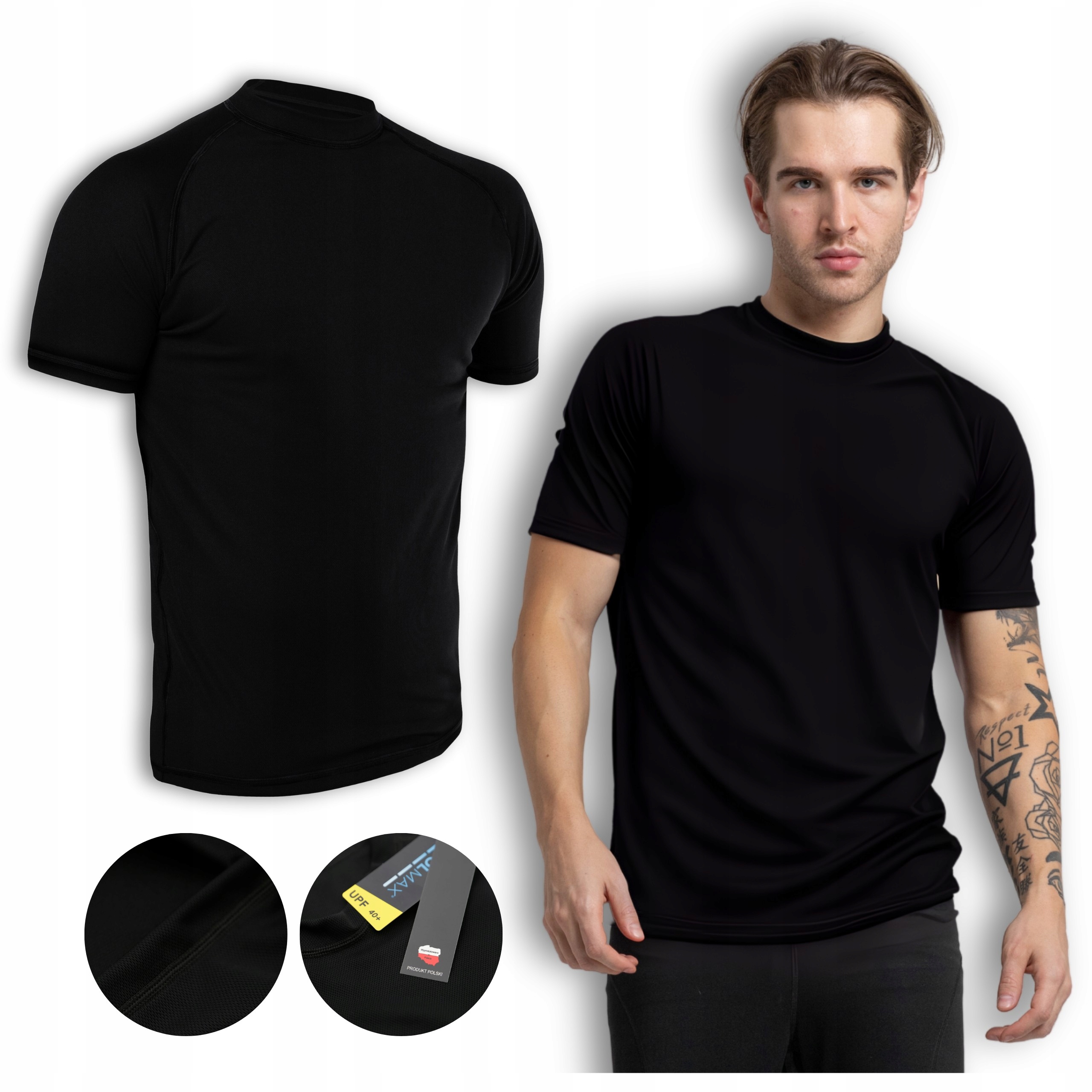 KOSZULKA ROWEROWA MĘSKA XL TERMOAKTYWNA ODDYCHAJĄCA KRÓTKI RĘKAW COOLMAX