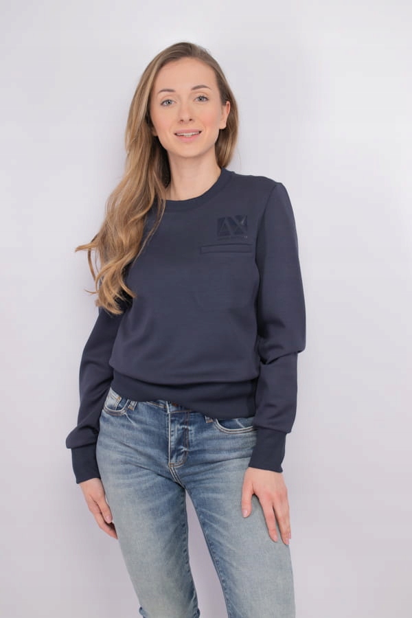 Mikina Armani Exchange 3DYM17 Yjepz tmavě modrá XL