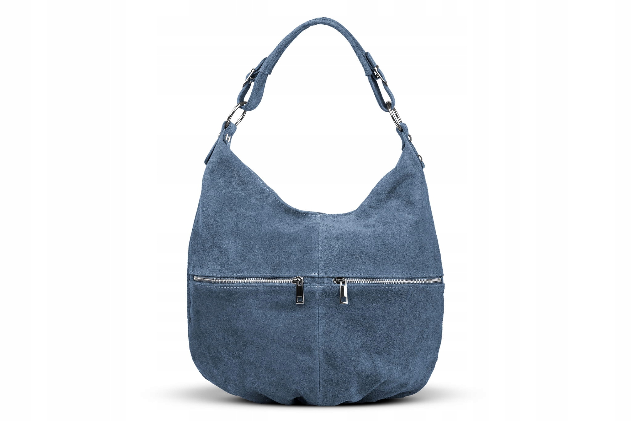 

Torba Skórzana Vera Pelle Zamszowy Worek Jeans