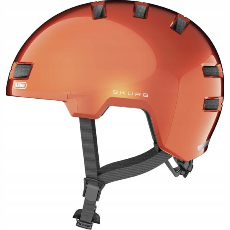 Abus Přilba Skurb na kolo goldfish orange L (58-61 cm)