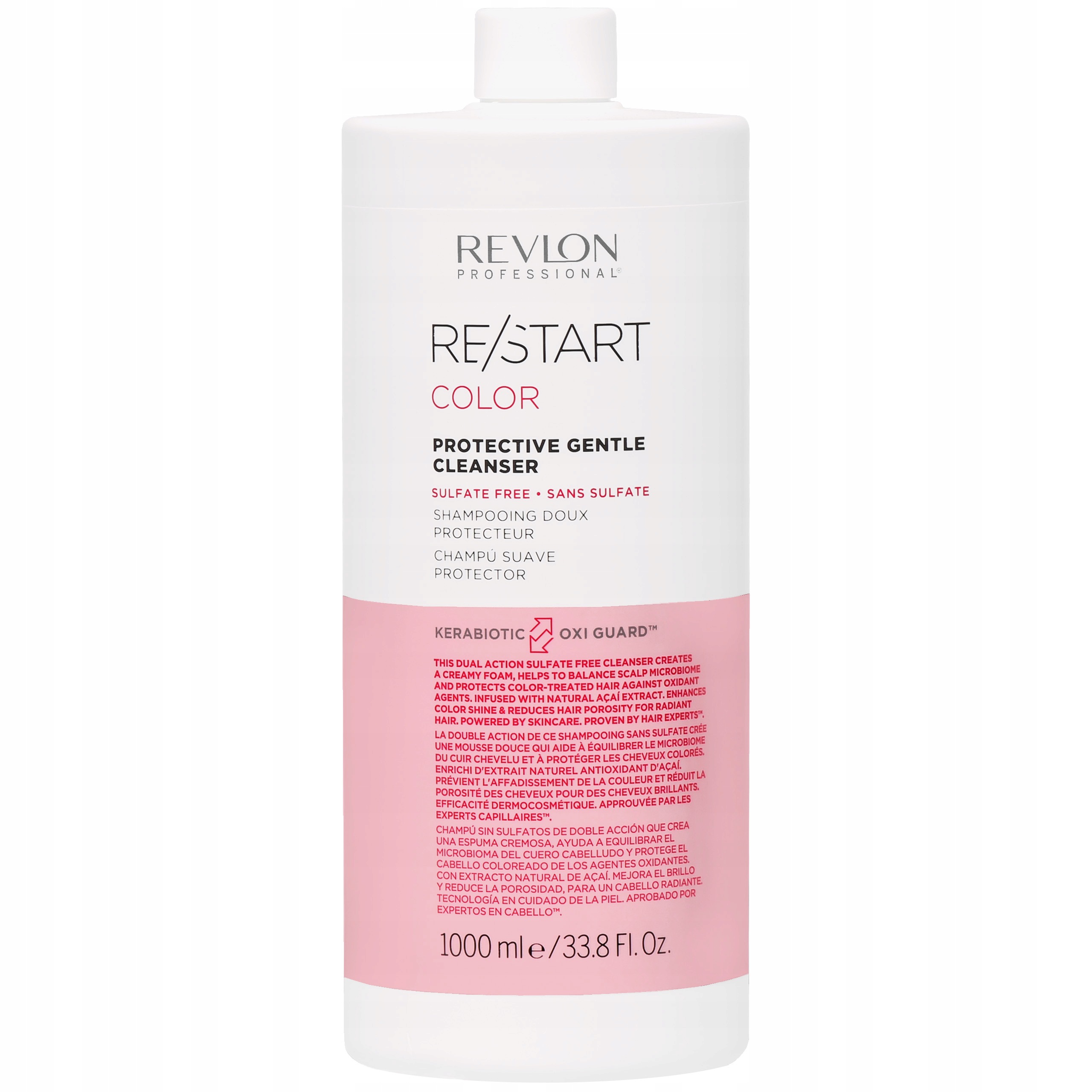 Revlon Restart Color Gentle Cleansing Shampoo jemný šampon 1000 ml