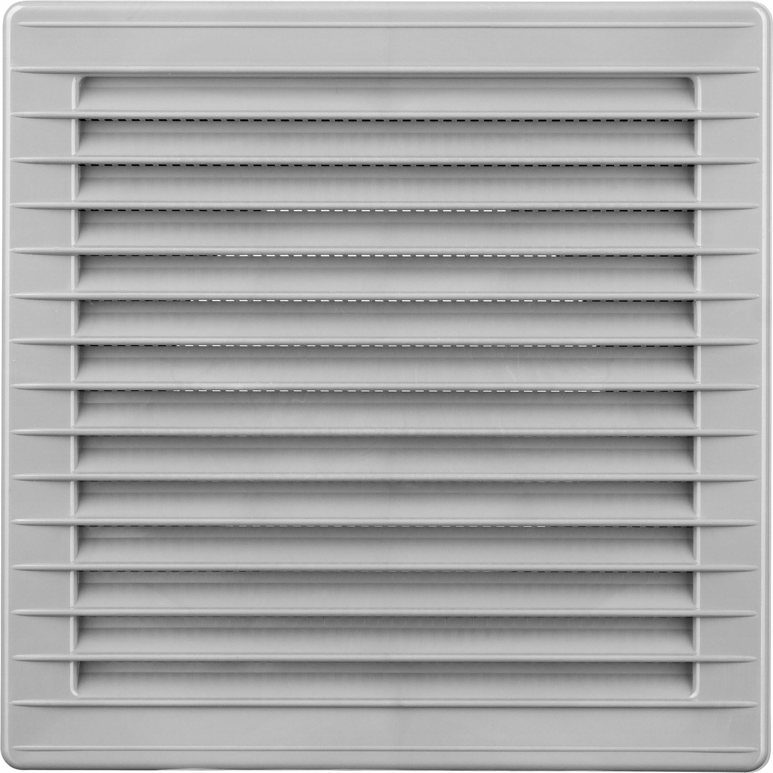 

Kratka wentylacyjna kwadrat 14x14 z siatką szara