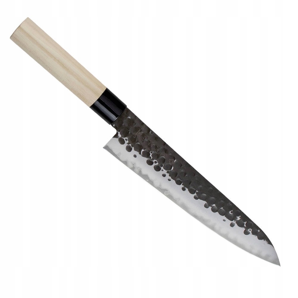 Tojiro Hammered VG-10 Japonský ostrý kuchynský nôž šéfkuchára 60 Hrc 24 cm