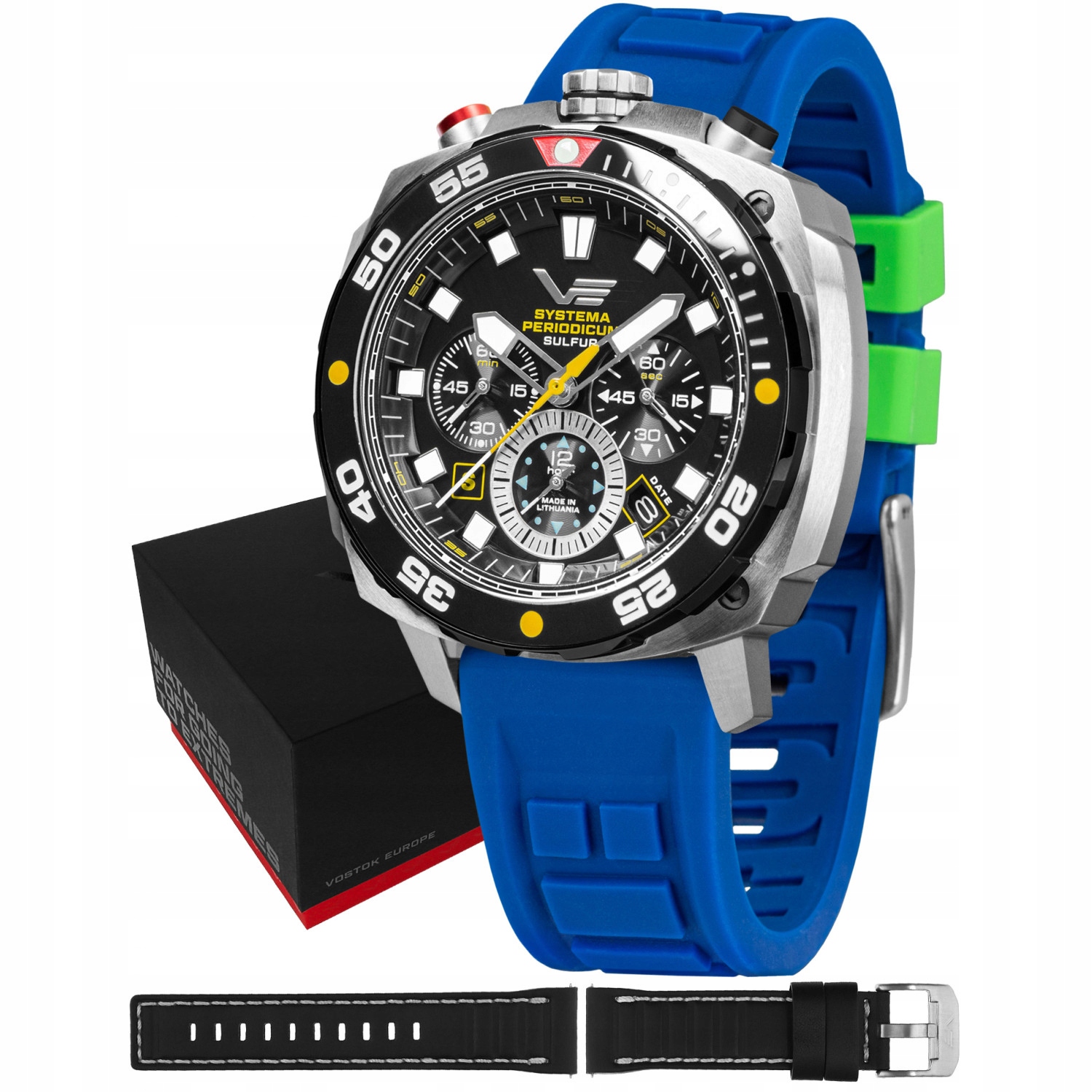 Pánské Hodinky Vostok Europe VK67-650E725SBL modrý pásek