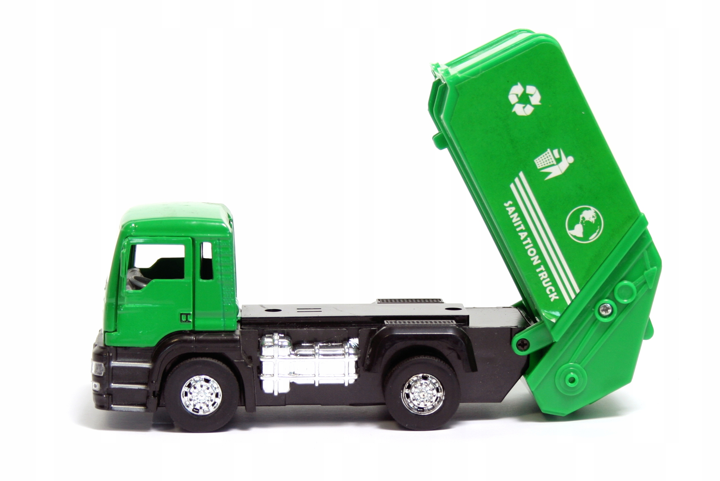 ZIELONA ŚMIECIARKA AUTO SAMOCHÓD CIĘŻARÓWKA Marka inna