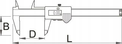 Unior suwmiarka cyfrowa 0-150mm - 270A Rodzaj elektroniczna