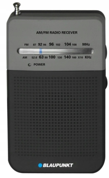 Radio kieszonkowe BLAUPUNKT PR 3BK AM/FM Kolor czarny