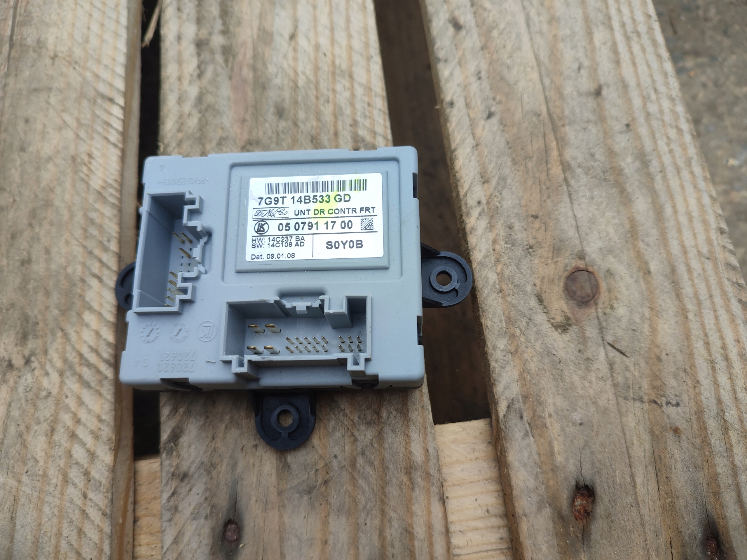 module control unit door right front VOLVO V70 III 7G9T14B533GD
