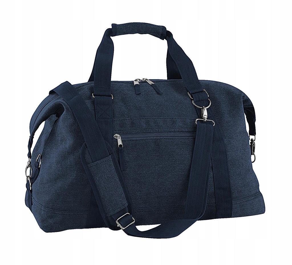 Torba Podróżna Płócienna Vintage Canvas Weekender Vintage Oxford Navy