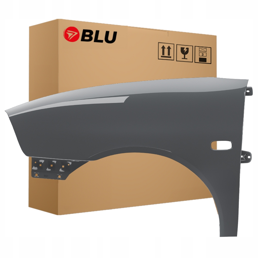 Blu Blatník Seat Ibiza Cordoba III 3 6L LW7Y levý šedý 02-08 přední