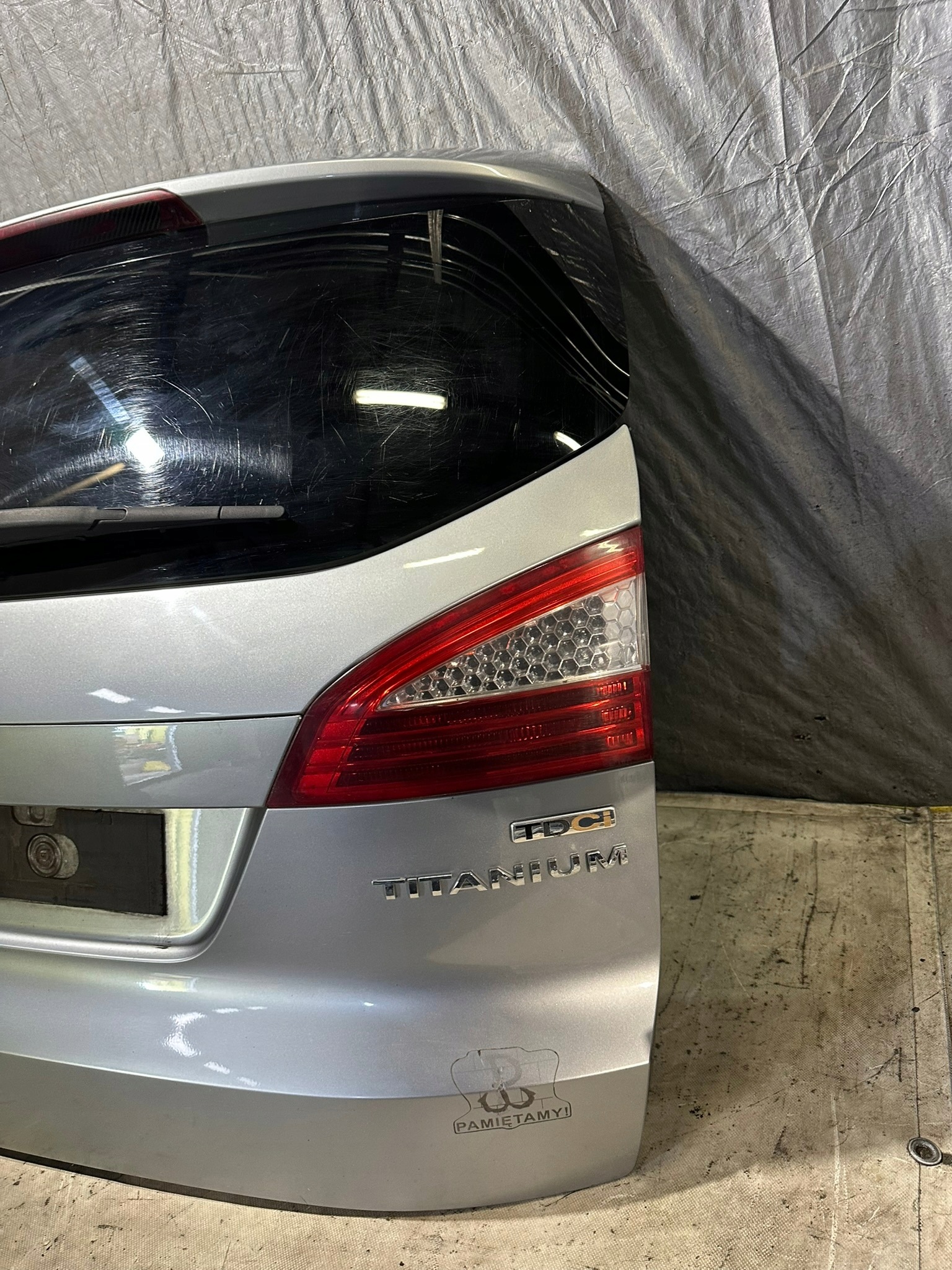 trunk door boot FORD MONDEO MK4 KOMBI 2008R. K : MACHINE SILVER