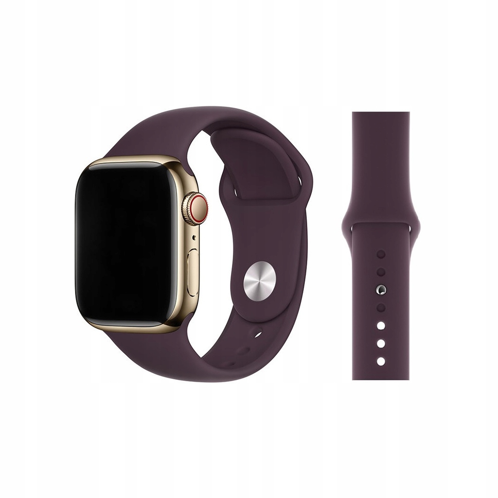 Apple pasek do Apple Watch 46mm /44/45mm M/L S/m Dark Cherry burgund