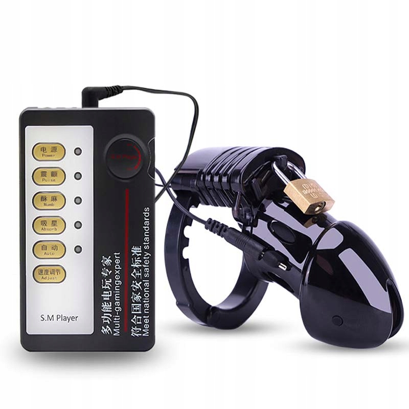 Remote Control Electric Shock Set Chastity Cage Co 13251469605 Allegro.pl