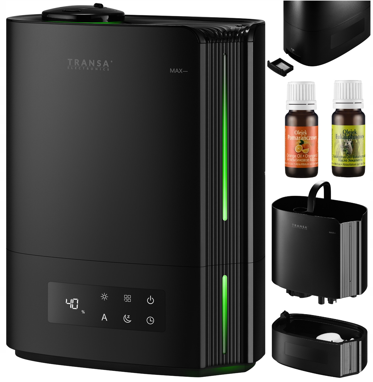 

Nawilżacz powietrza Aromaterapia MistyBlack 4,8L