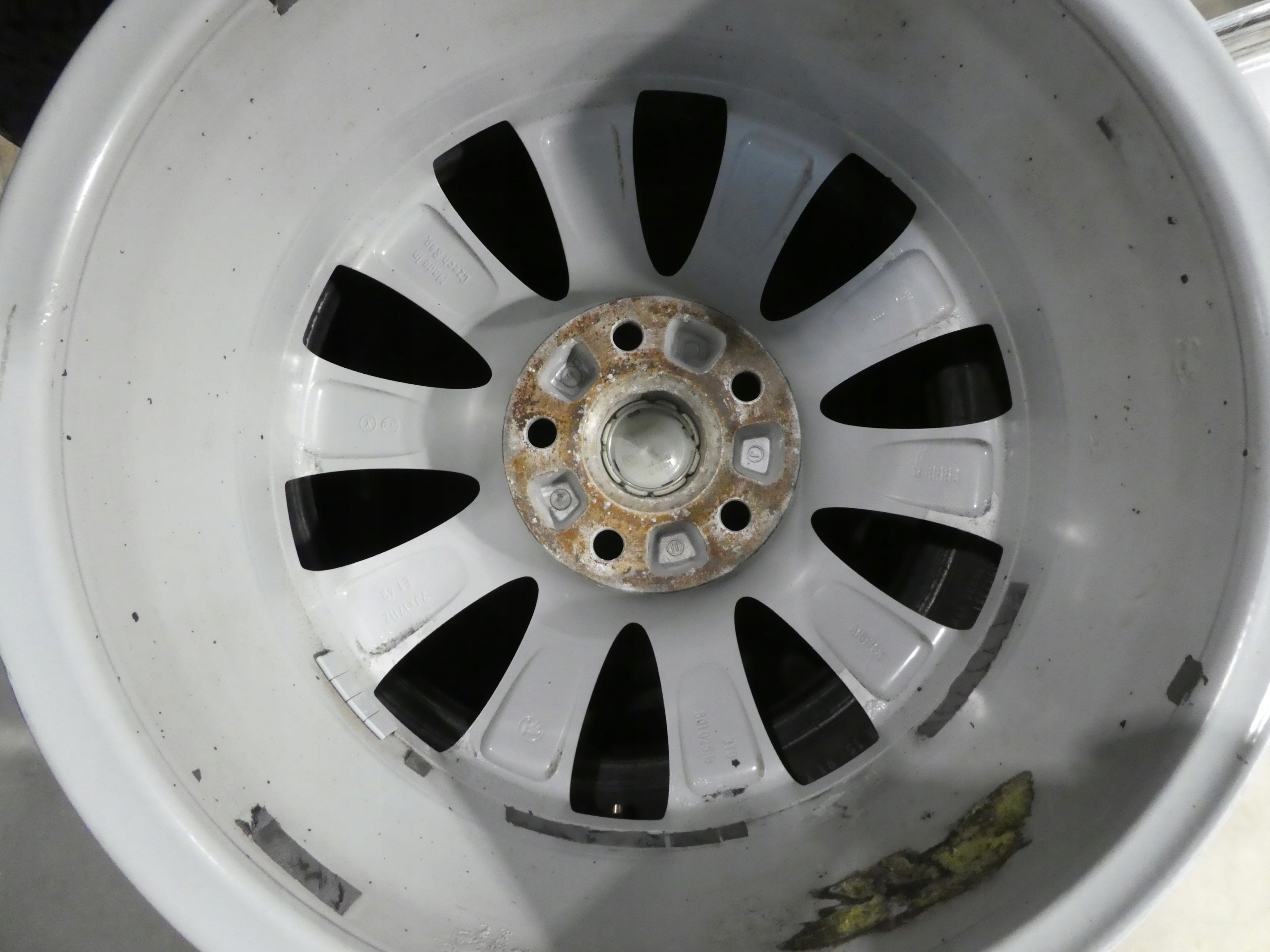 4X discs aluminium disc 3T0601025B SKODA 5X112