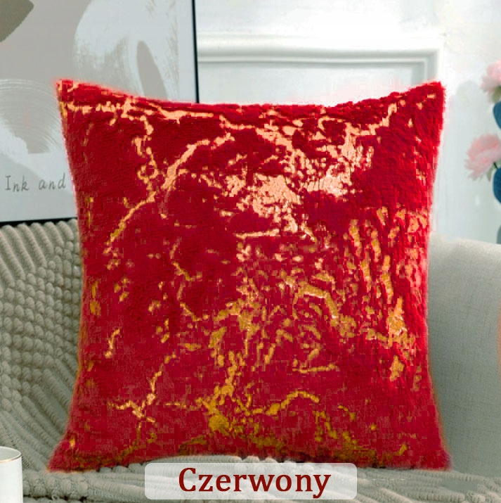 Dekoracyjna Poszewka 40 cm Jasiek Plusz Marmur EAN (GTIN) 5902276902215