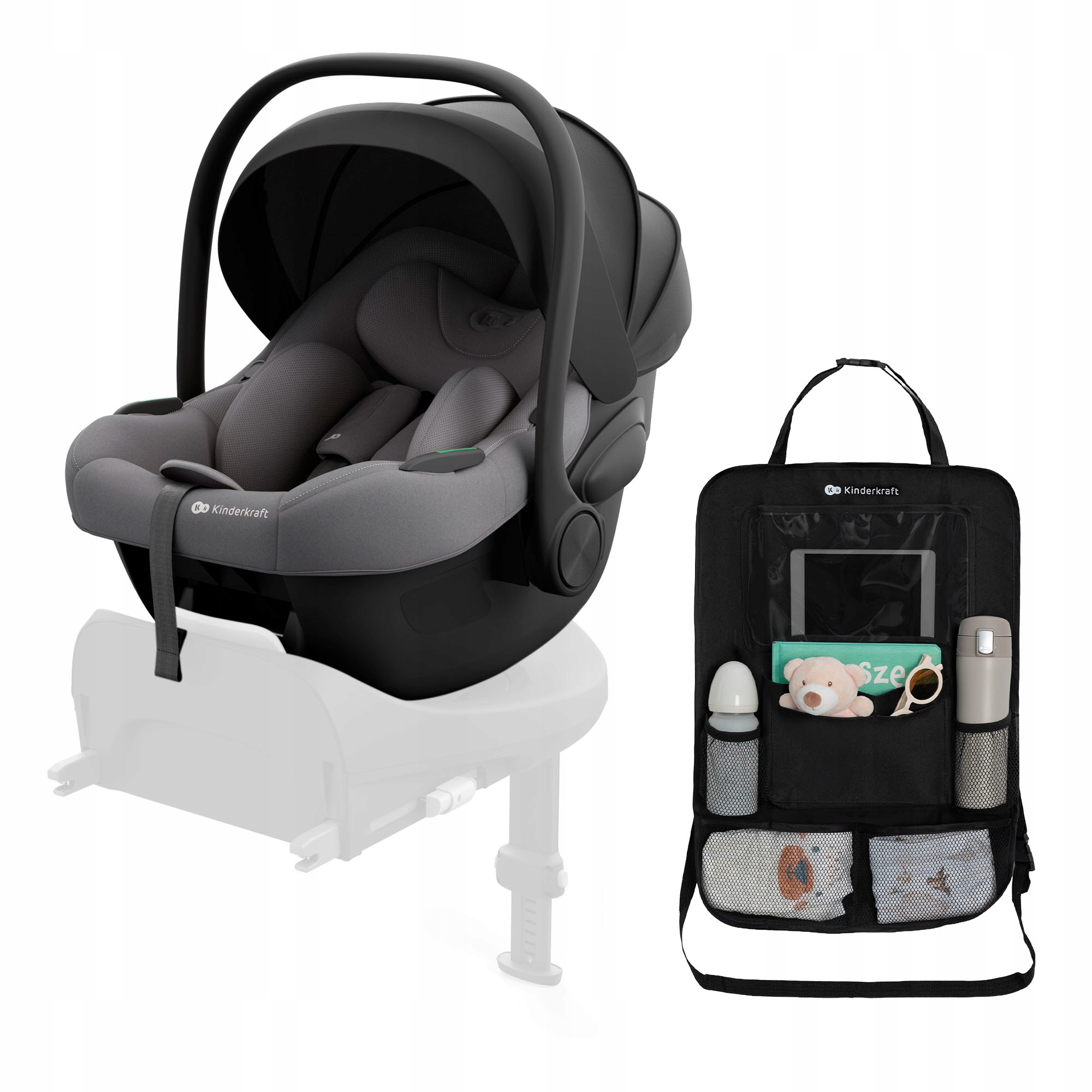 Fotelik samochodowy Nosidełko 40-87cm 0-13kg i-Size Kinderkraft I-lite