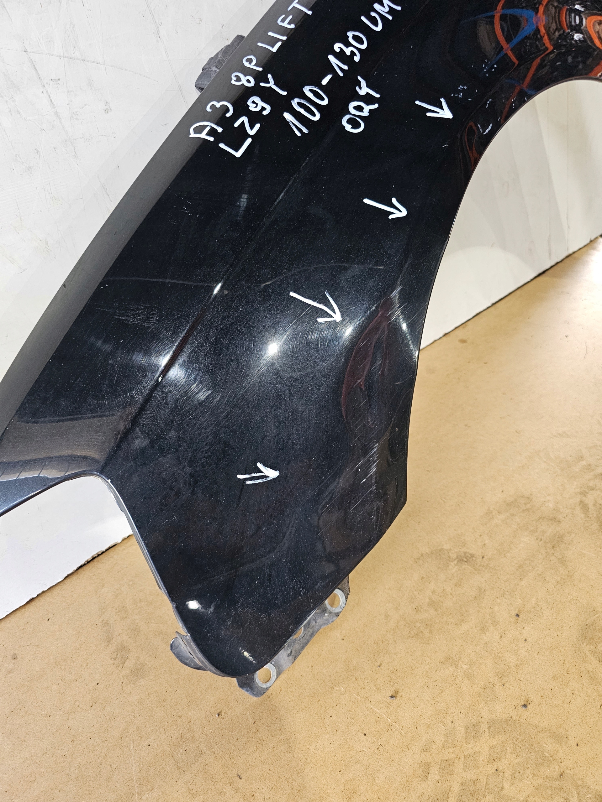 fender left front AUDI A3 8P LIFT 2008-2012 LZ9Y