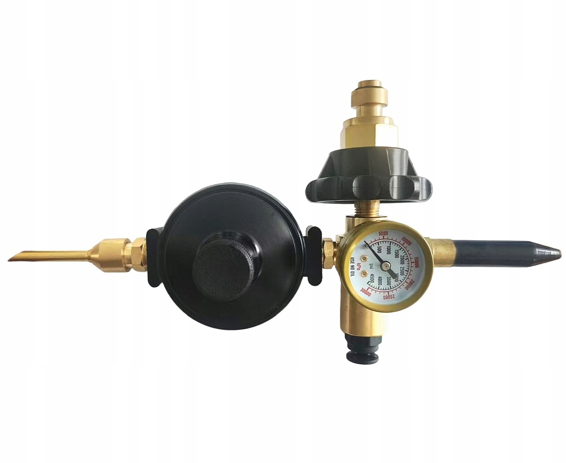 Reduktor Automat Tilt měděný s manometrem