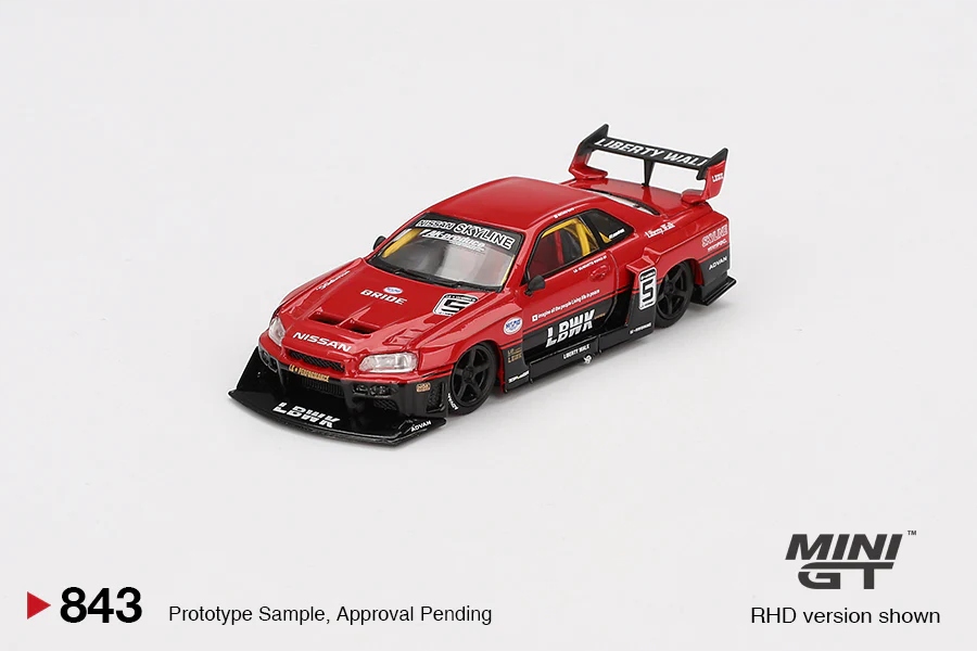 MINI GT Skyline GT-R(R34)署名済み FAUSTO 555 MINI GT Skyline GT-R(R34)署名済み FAUSTO 555 - メルカリ