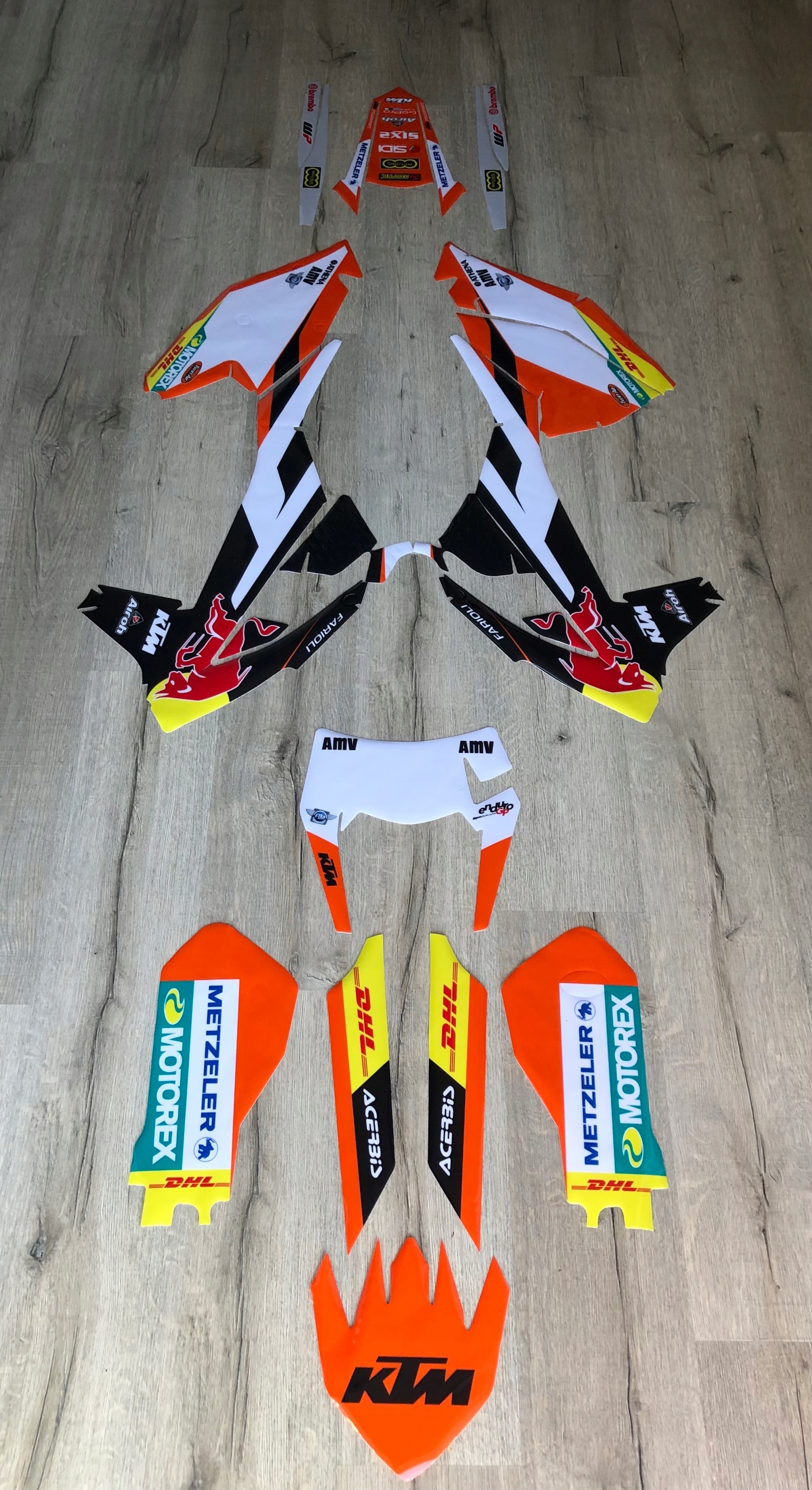 Ktm Exc Exc-f 17-19, kryt Black Farioli Cubamoto