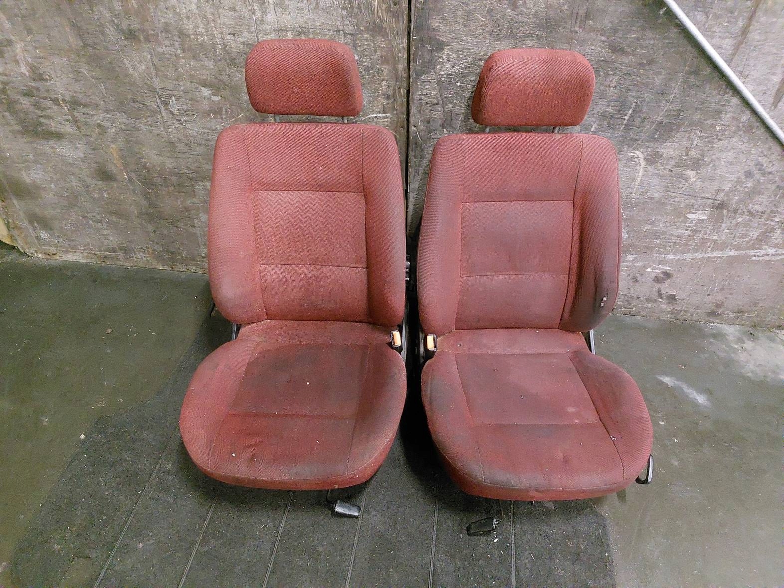 KOMPLET seats left right front + seat rear part + side AUDI 80 B3 sedan