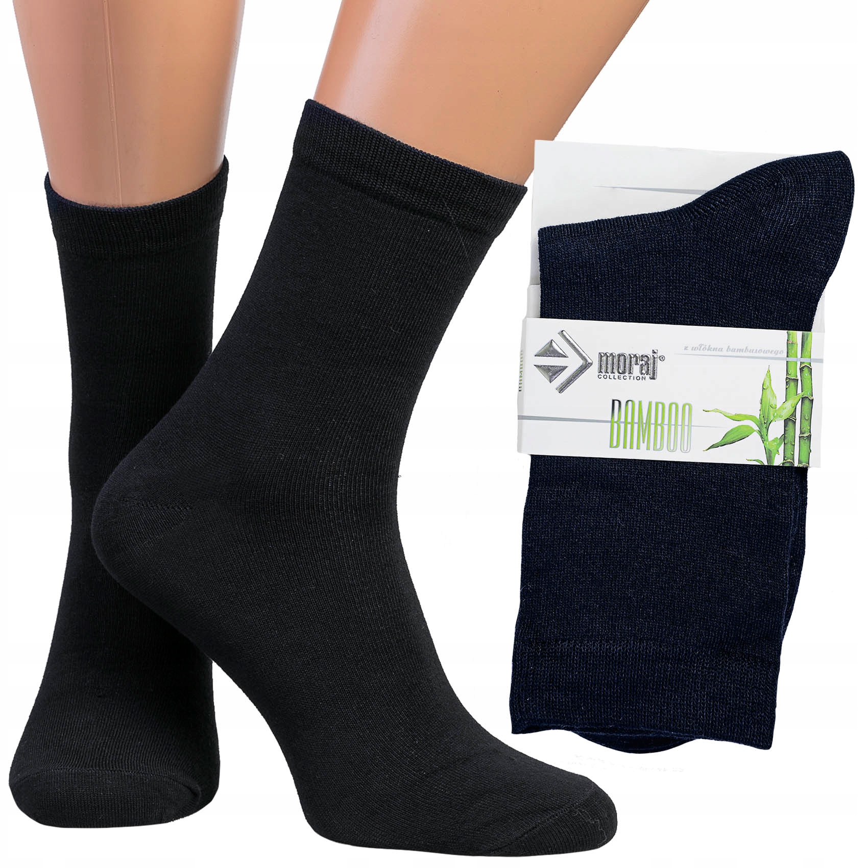 

Skarpetki Damskie Bambusowe Moraj Czarne r.38-41
