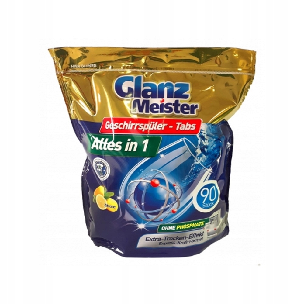 

Glanz Meister Tabletki Do Zmywarki 90 szt.