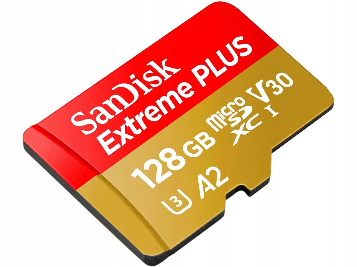 

Karta pamięci SanDisk Extreme Plus 128GB A2 V30 U3