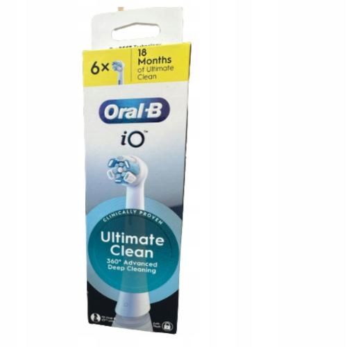 Końcówki Oral-b iO Ultimate Clean White Do Szczoteczek Elektrycznych /6SZT