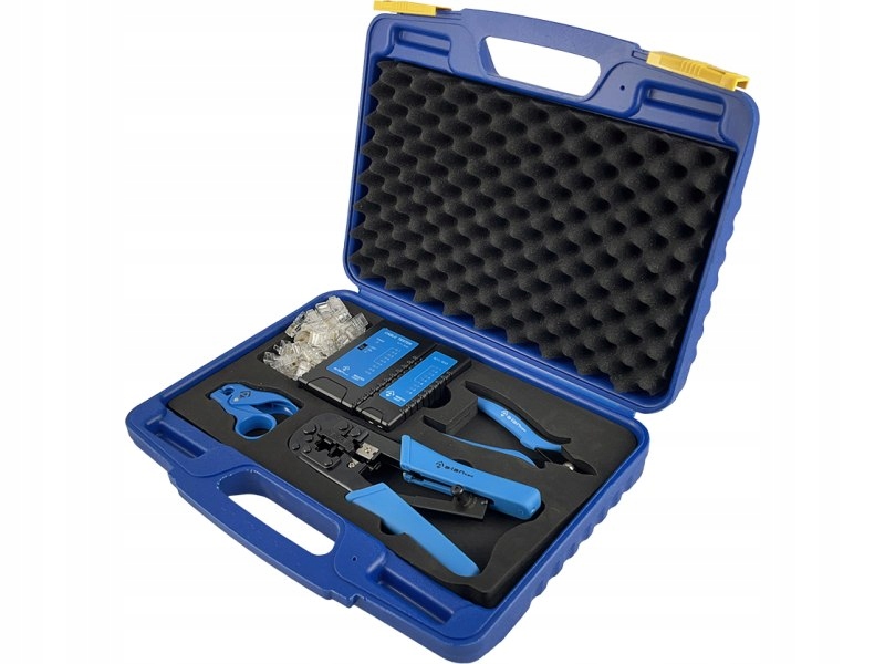 Špecializovaný set inštalačných nástrojov v kufríku (tester, nôž Lsa,